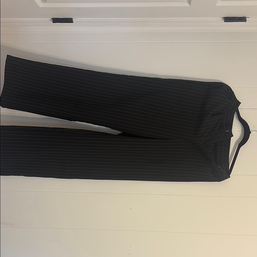 Woman’s  Black Striped Pants